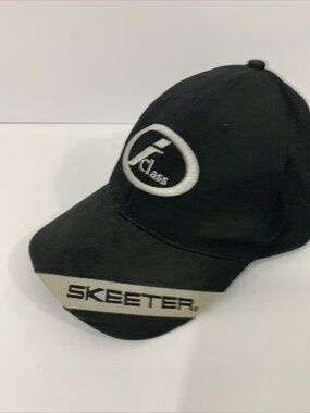 Vintage Skeeter i Class bass boats Hat Bass Fishing Hat Black and Silver